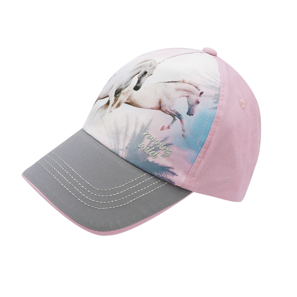 maximo KIDS GIRL-Cap "horses" Metallringverschluss – jetzt kaufen