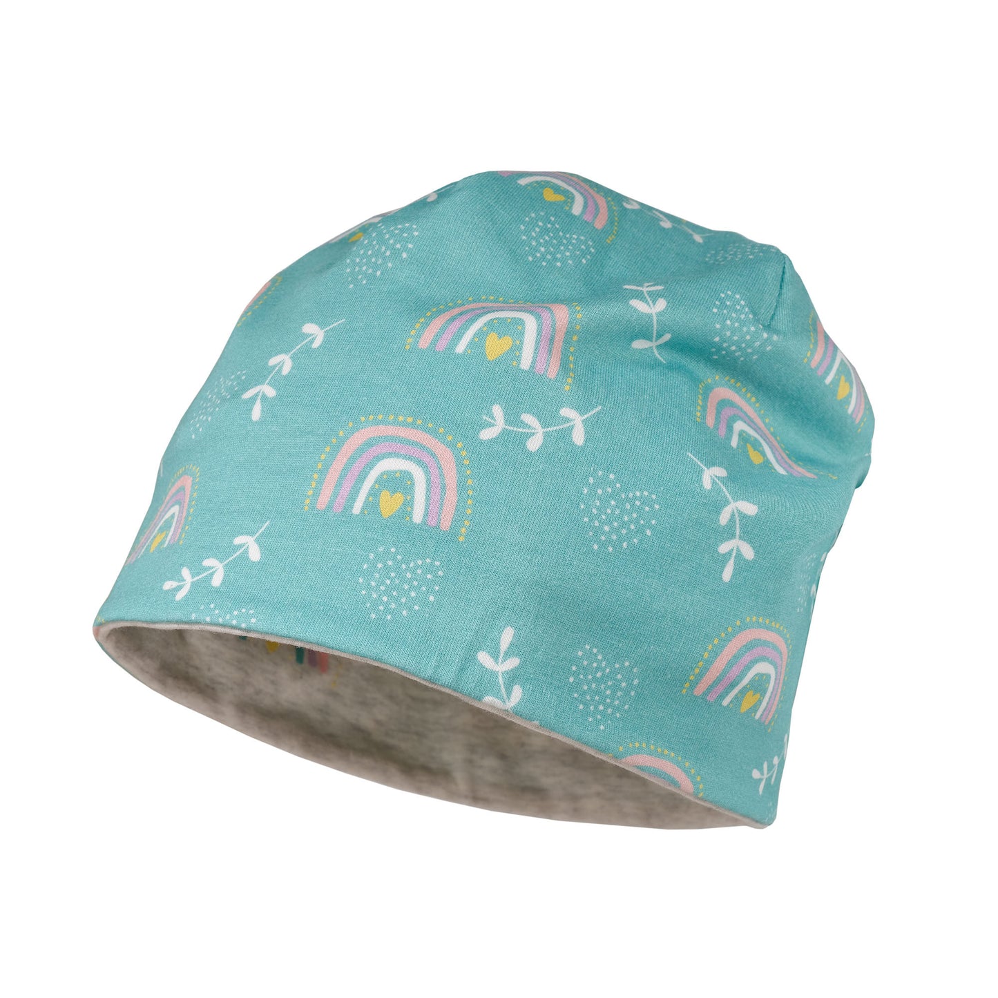 maximo KIDS GIRL-Beanie Regenbogen reversible, Jersey – jetzt kaufen