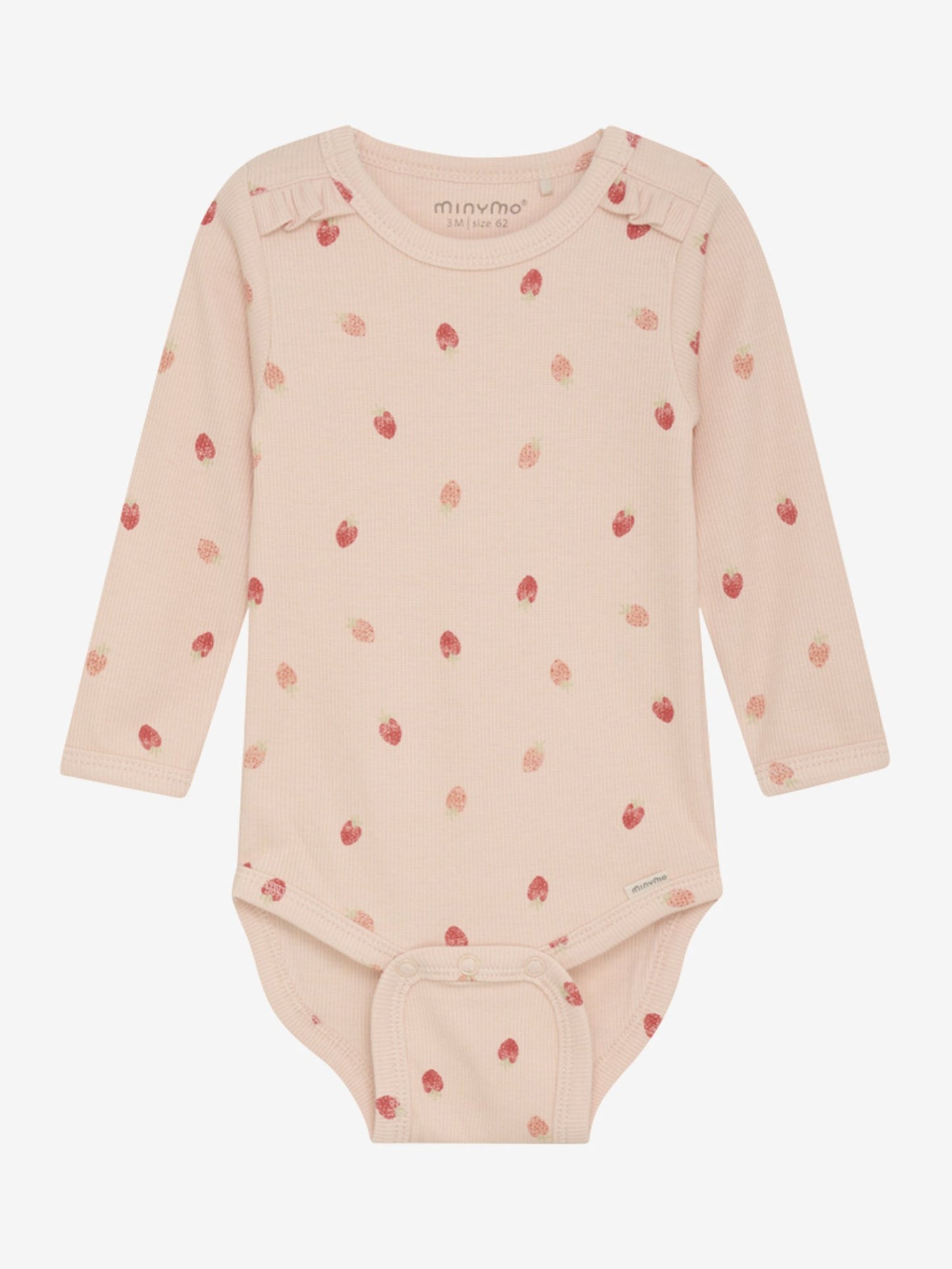 Minymo Body langarm Bambusmix Erdbeeren spanish villa – jetzt kaufen