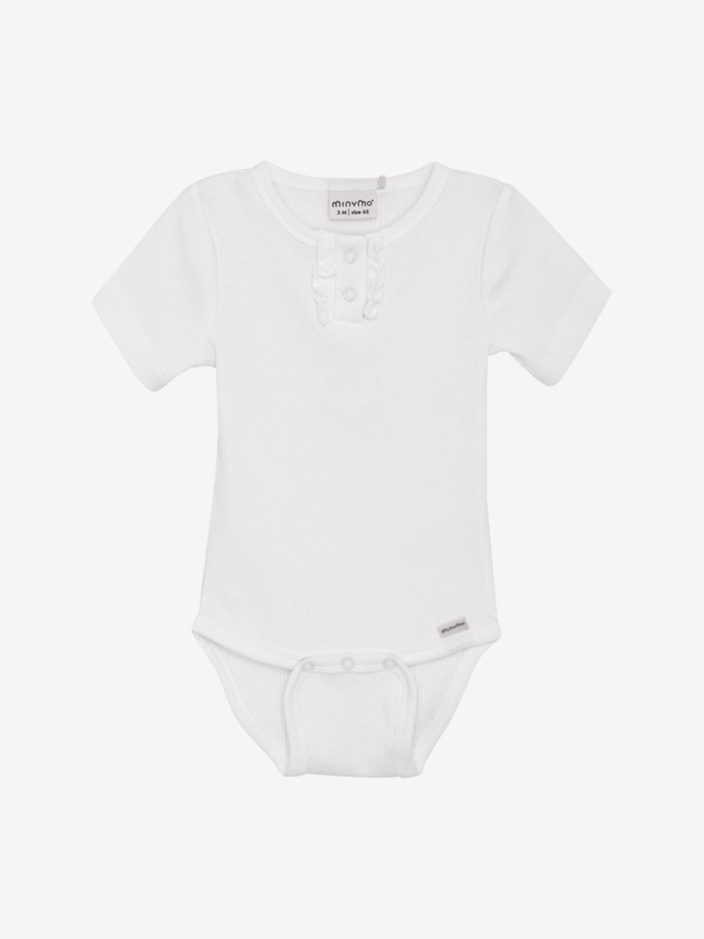 Minymo Body kurzarm Tencelmix pristine/weiss – jetzt kaufen