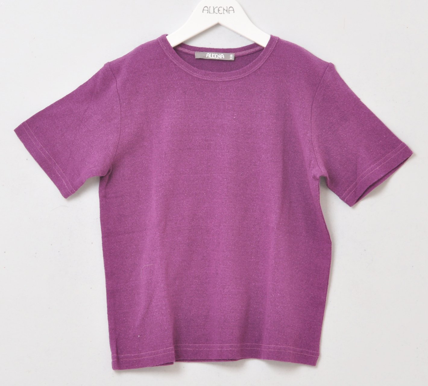 Alkena Kinder T-Shirt kurzarm Bio Bouretteseide violet – jetzt kaufen