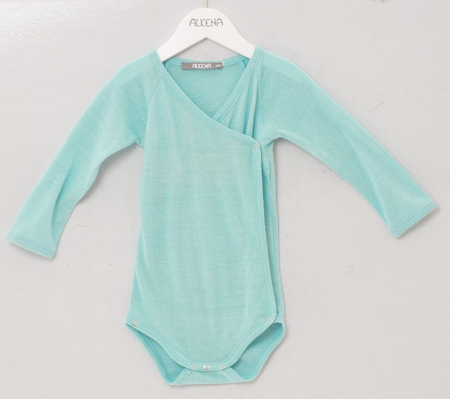 Alkena Wickelbody langarm - Bouretteseide -aqua – jetzt kaufen