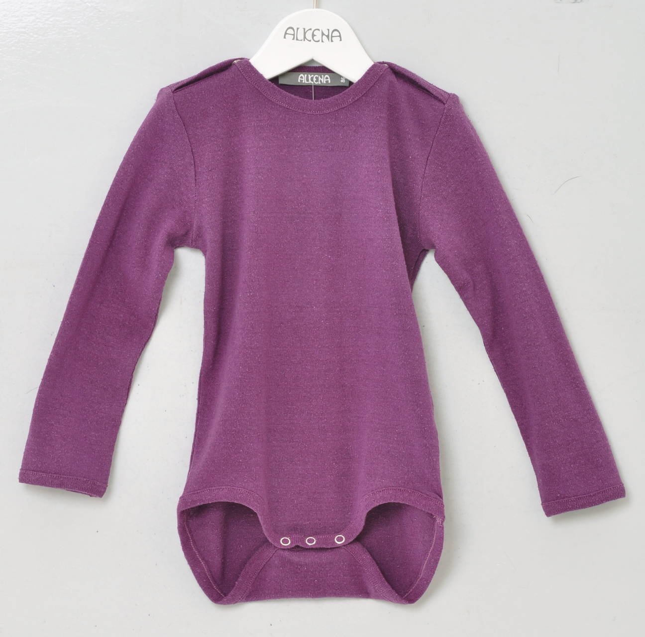 Alkena Body langarm violett mit Knöpfen an den Schulte – jetzt kaufen
