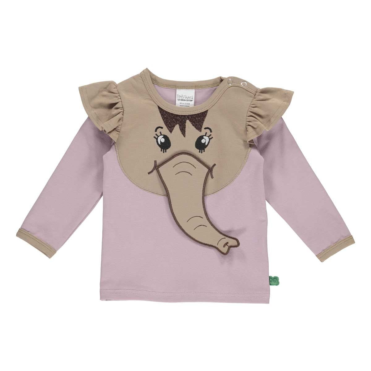 Freds World Shirt langarm - Hallo Elefant - iris – jetzt kaufen