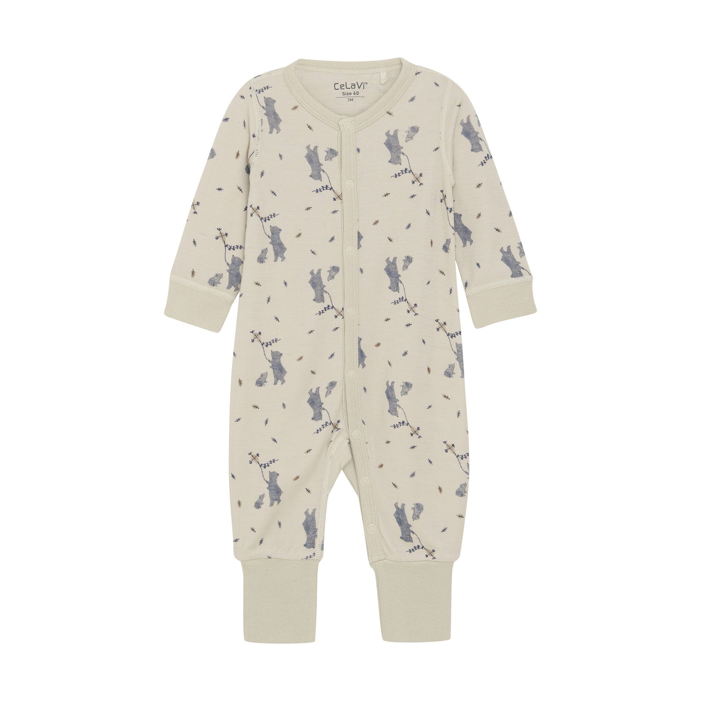 CeLaVi Pyjama Bambusviskose/Wolle Bären – jetzt kaufen