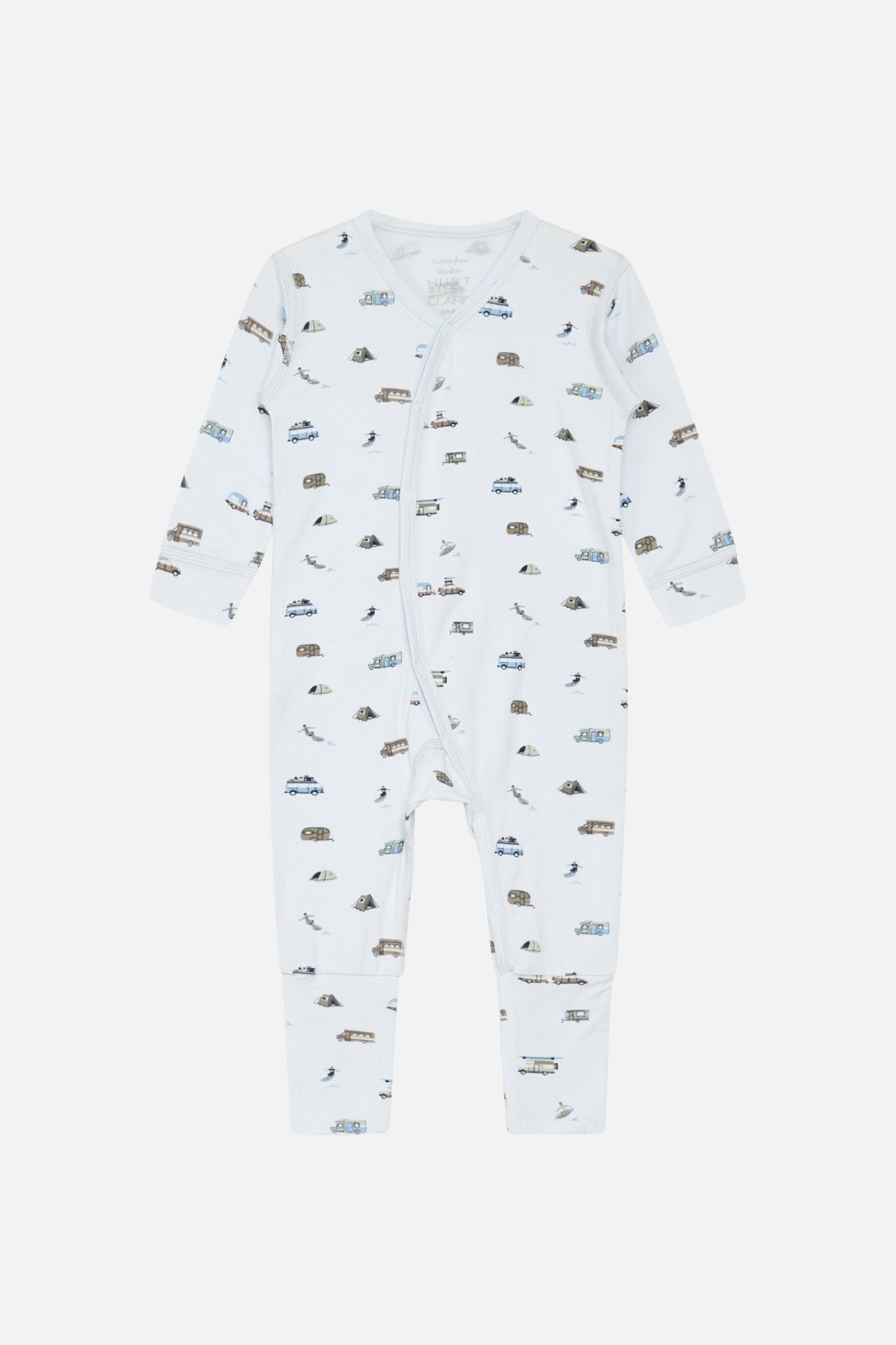 Hust and Claire Bambuspyjama Mulle - Camping water – jetzt kaufen