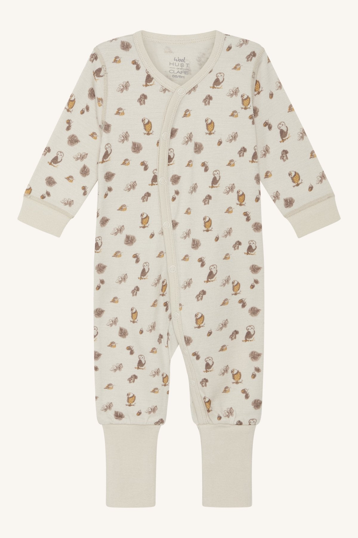 Hust and Claire Moby Pyjama Merinowolle Eulen french – jetzt kaufen