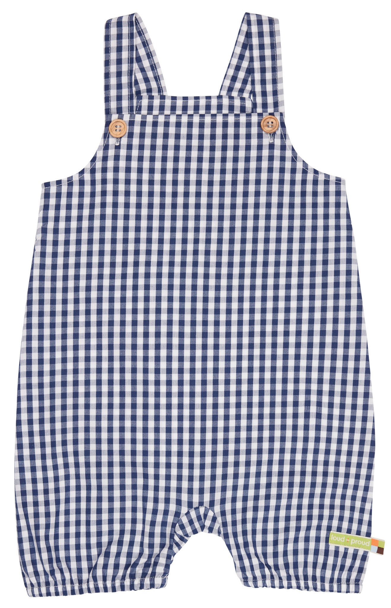 Loud and Proud Kurze Latzhose - Vichy-Karo - ultramari – jetzt kaufen