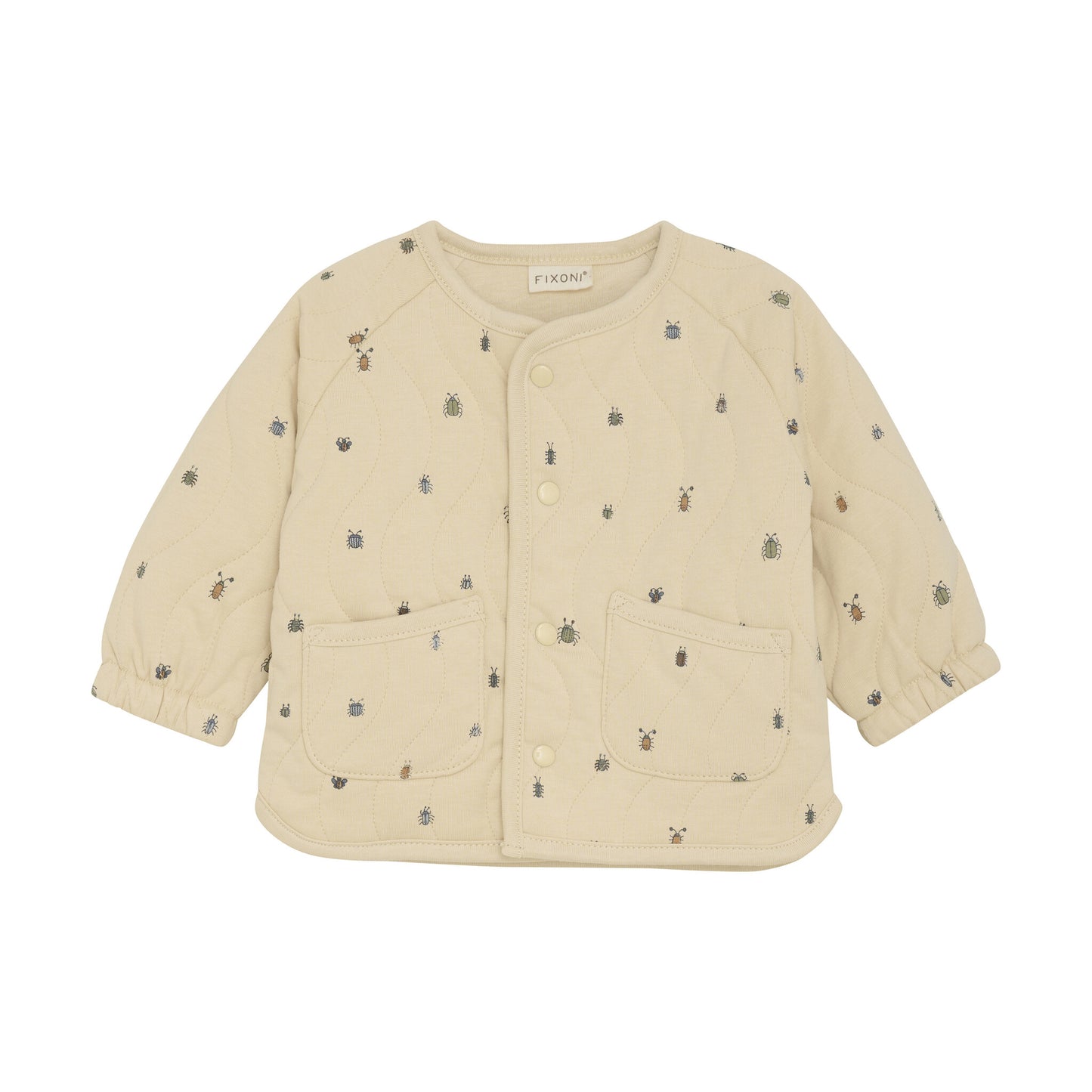 Fixoni Steppjacke Baby - Insekten - Baumwolle - creme – jetzt kaufen