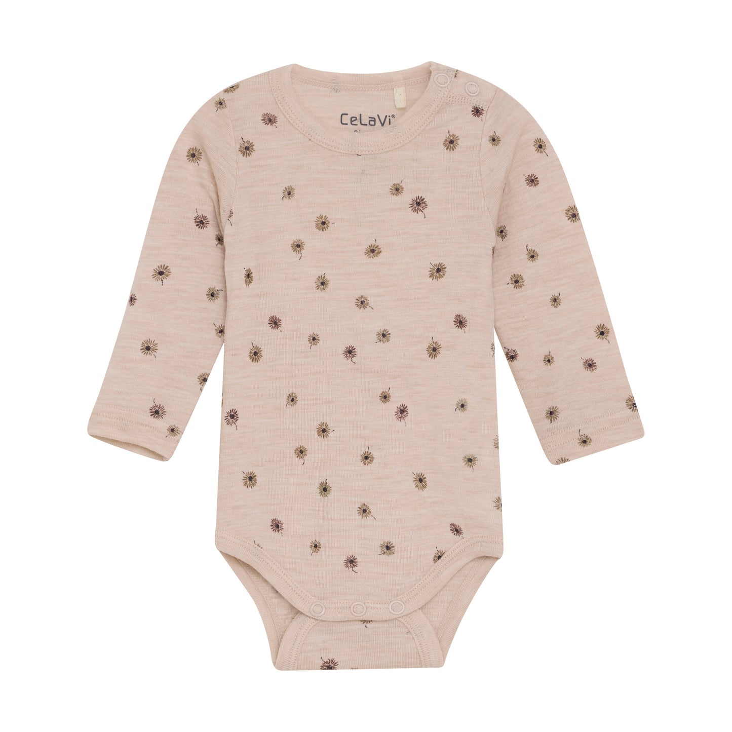 CeLaVi Body langarm Merinowolle Blumen rose dust – jetzt kaufen