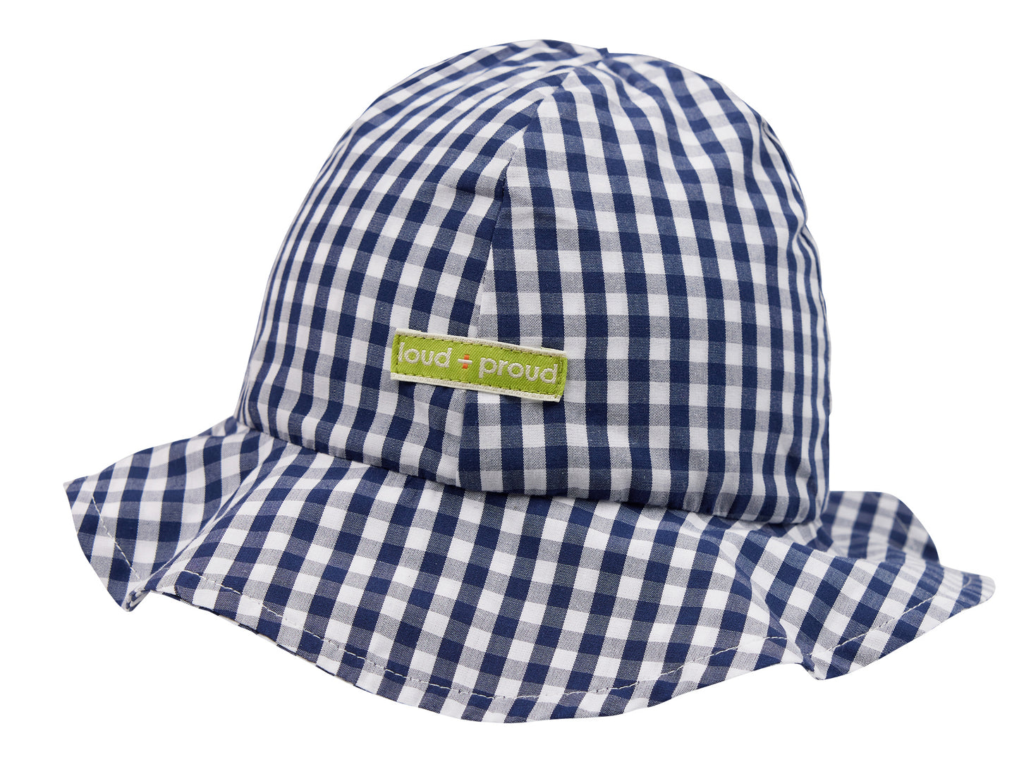 Loud and Proud Sonnenhut - Vichy-Karo - ultramarin – jetzt kaufen