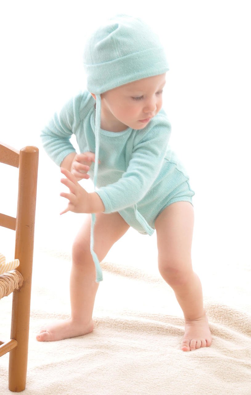 Alkena Babymütze - Bouretteseide - aqua – jetzt kaufen