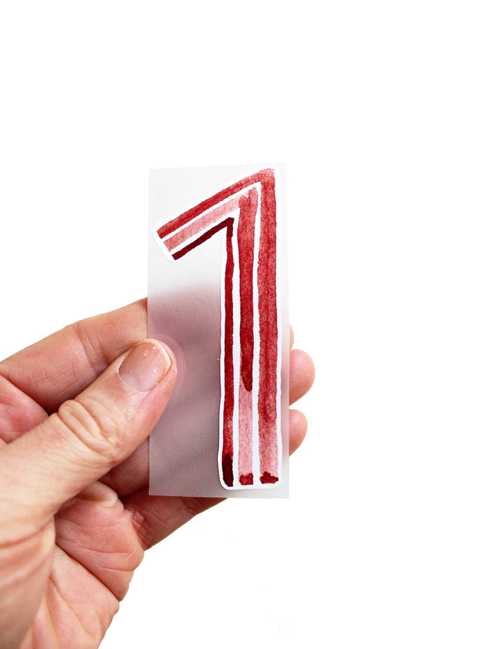 Halfbird Bügelbild Zahl 1 | Eins – jetzt kaufen