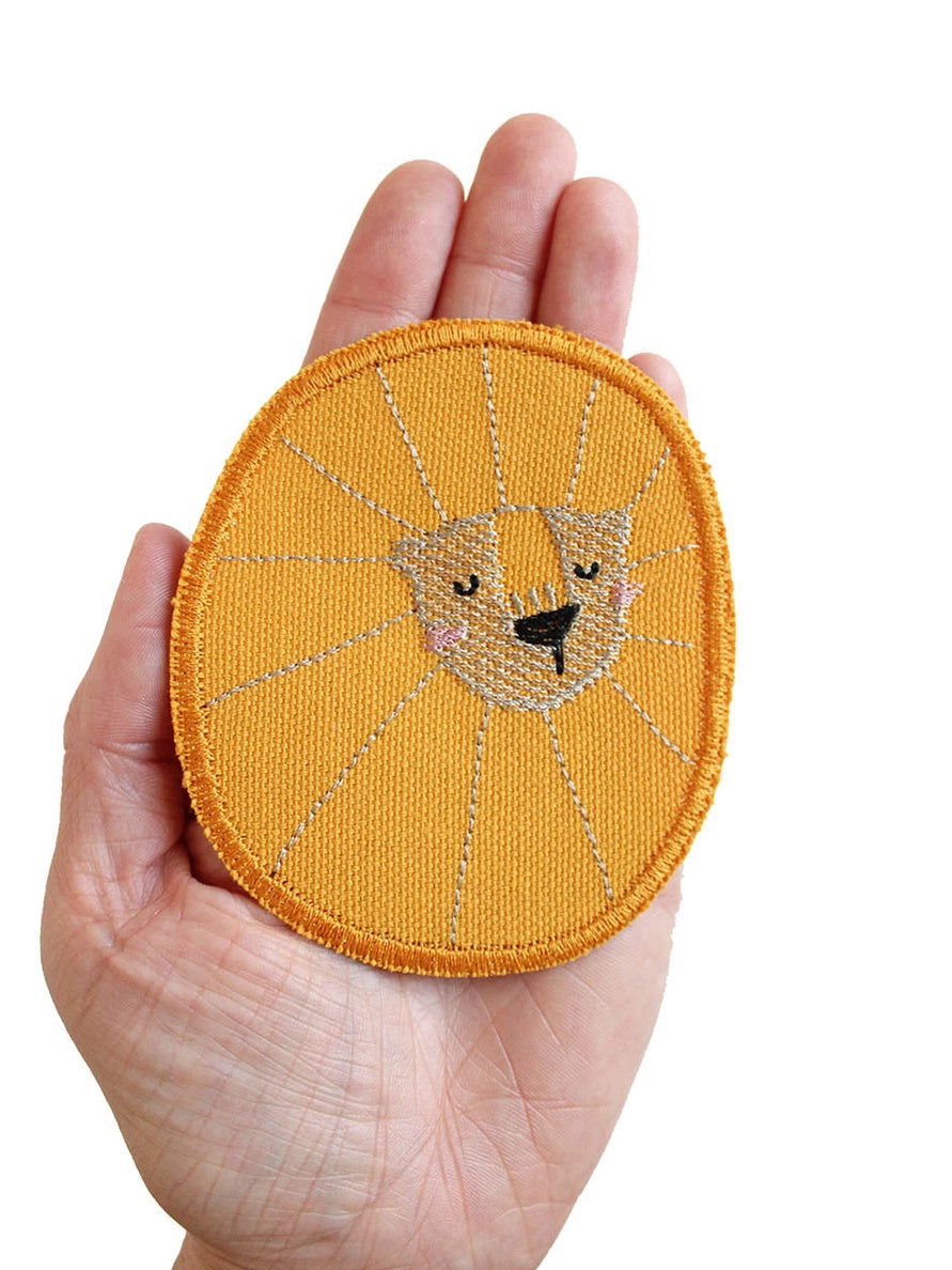 Halfbird Knieflicken Löwe - Biobaumwollcanvas – jetzt kaufen