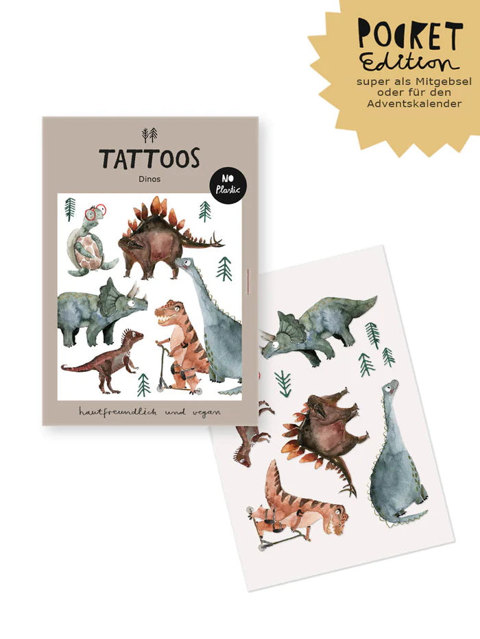 Halfbird Tattoos "Dinos" | Pocket Edition – jetzt kaufen