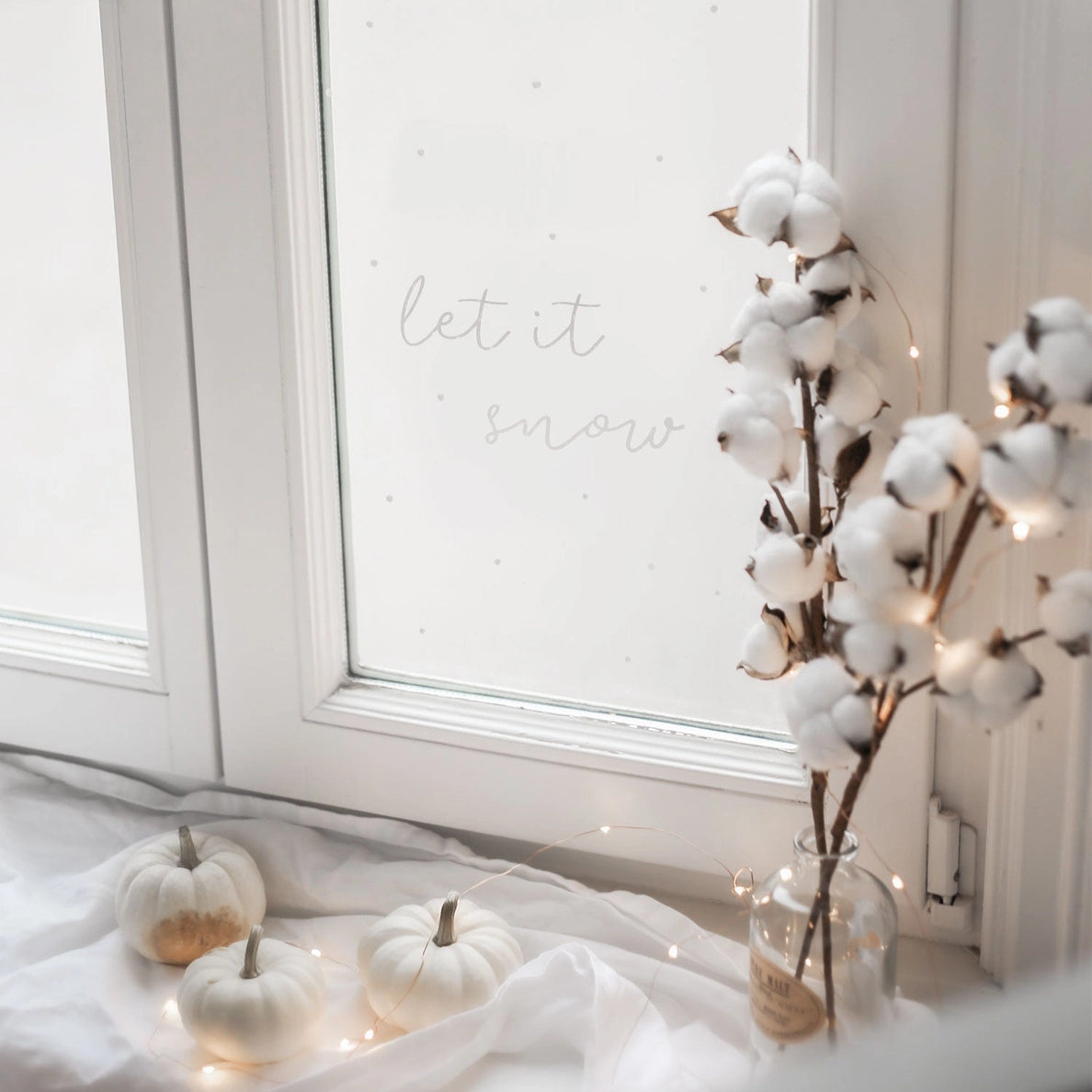 Eulenschnitt Sticker Let it snow – jetzt kaufen