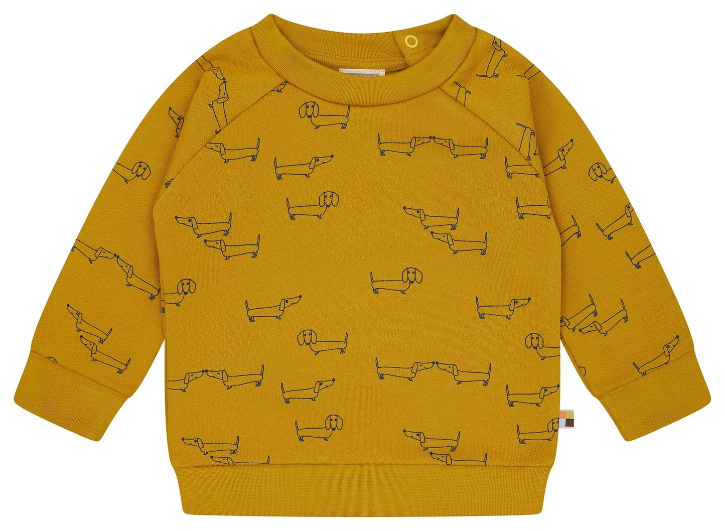 Loud and Proud Pullover Dackel - Biobaumwolle - curry – jetzt kaufen