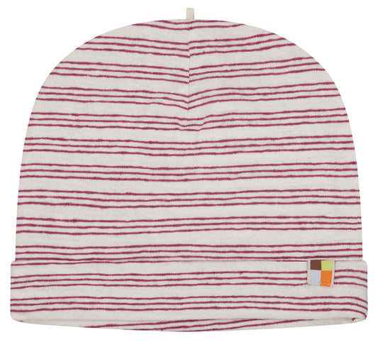 Loud and Proud Mütze Streifen mit Leinen fuchsia – jetzt kaufen