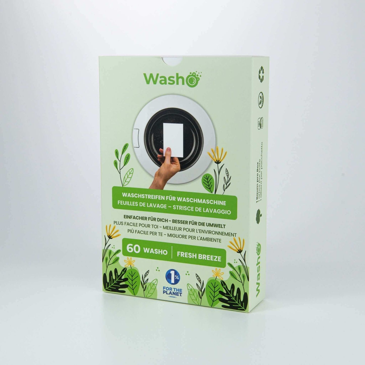 Washo 1 Box mit 60 Washo-Waschstreifen Fresh Breeze – jetzt kaufen