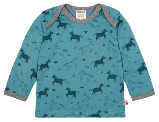 Loud and Proud Shirt langarm aus Biobaumwolle - Pferd – jetzt kaufen