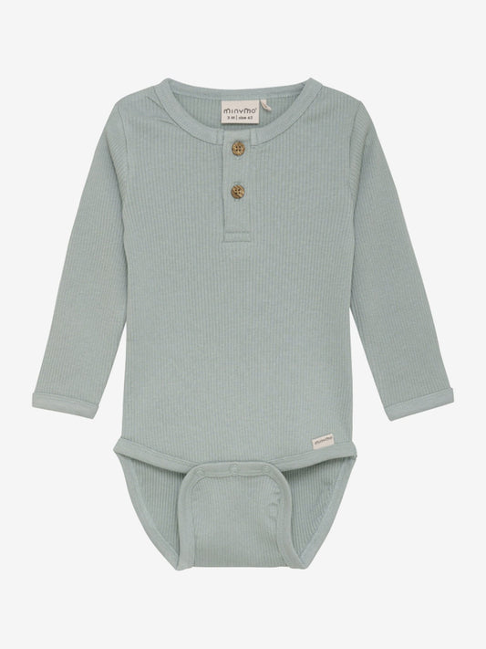 Minymo Body langarm Tencelmix gerippt abyss – jetzt kaufen