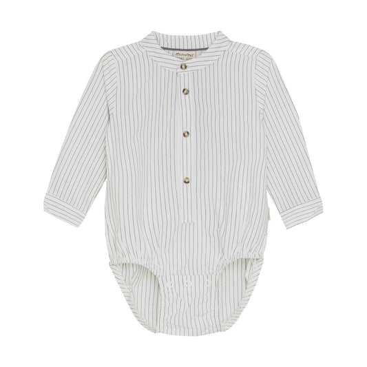 Minymo Body langarm gestreift Biobaumwolle blue nights – jetzt kaufen