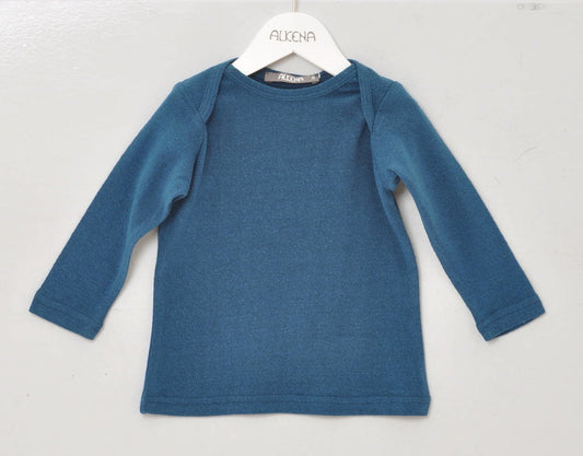 Alkena Schlupfhemd langarm Bio Bouretteseide saphir – jetzt kaufen