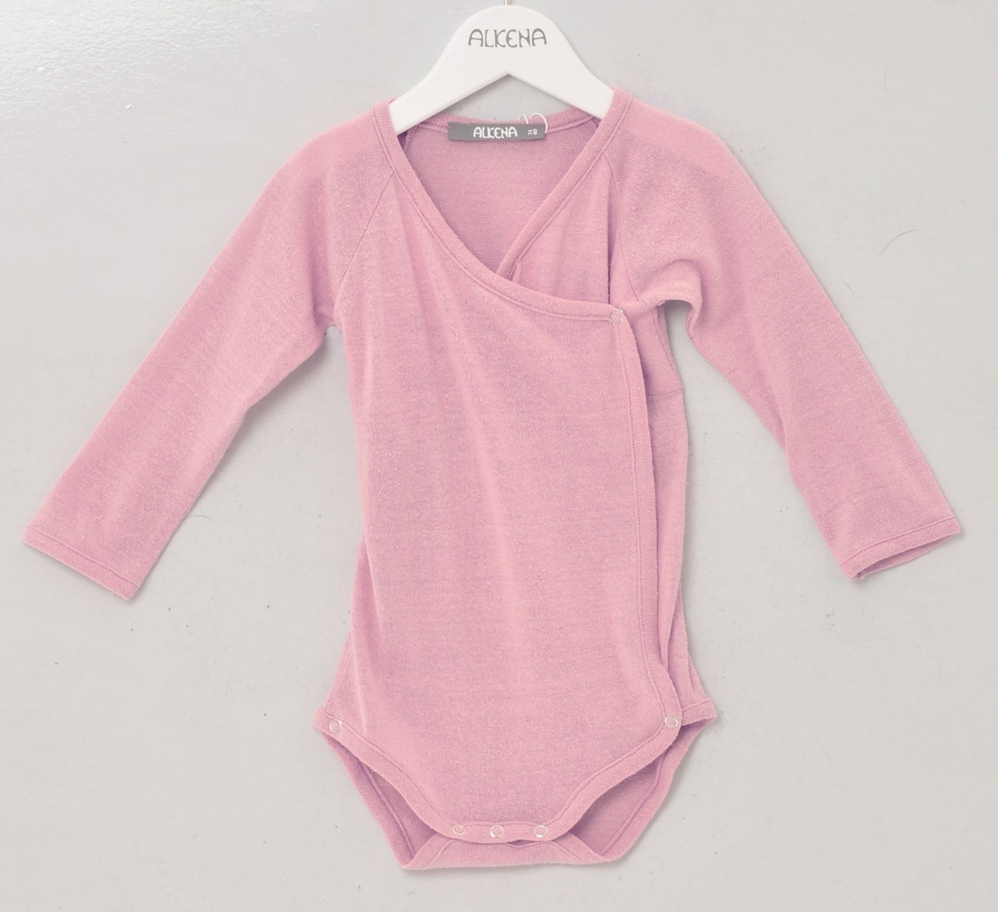 Alkena Wickelbody langarm - Bouretteseide - rosa – jetzt kaufen