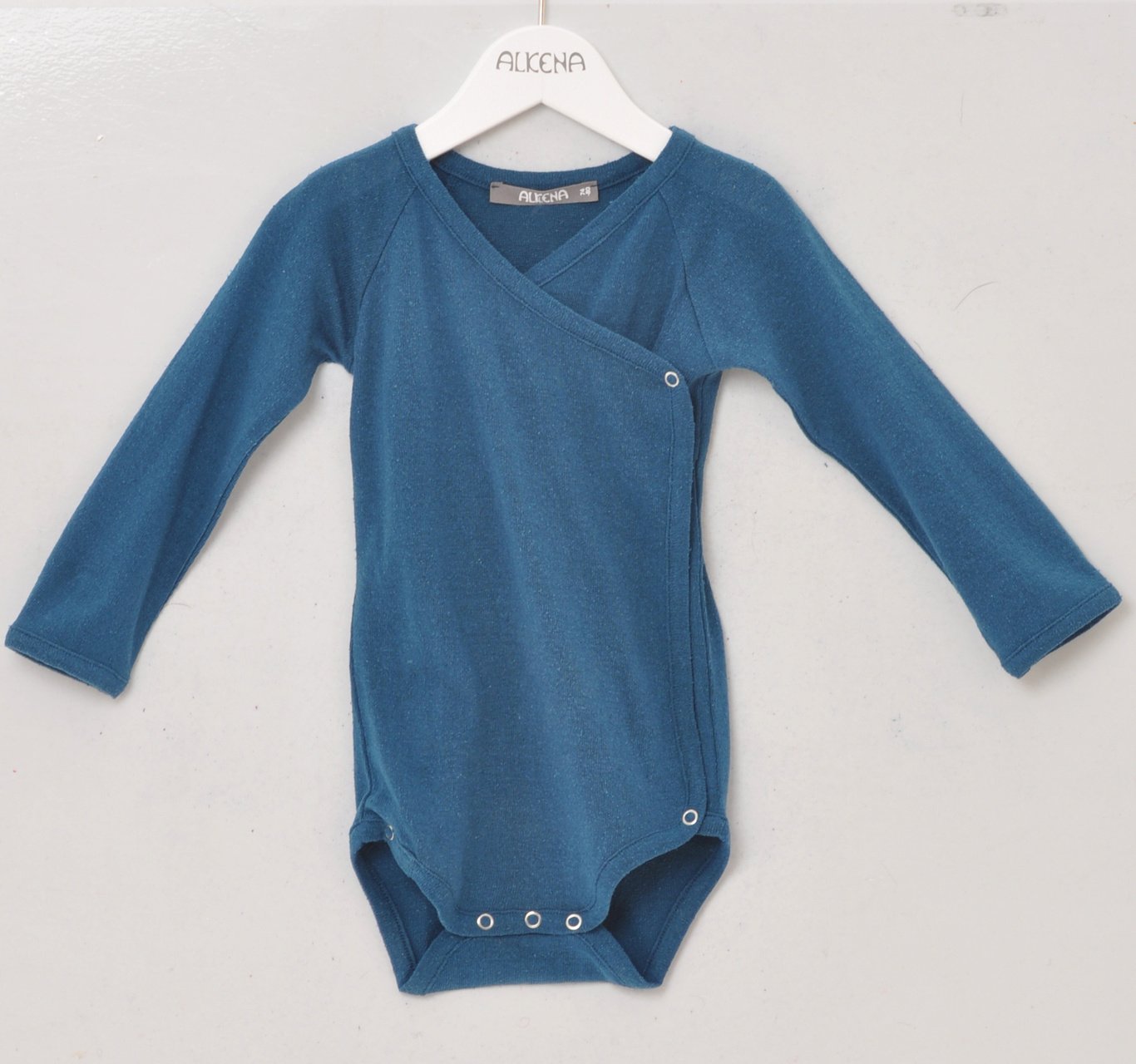 Alkena Wickelbody langarm - Bouretteseide - saphir – jetzt kaufen