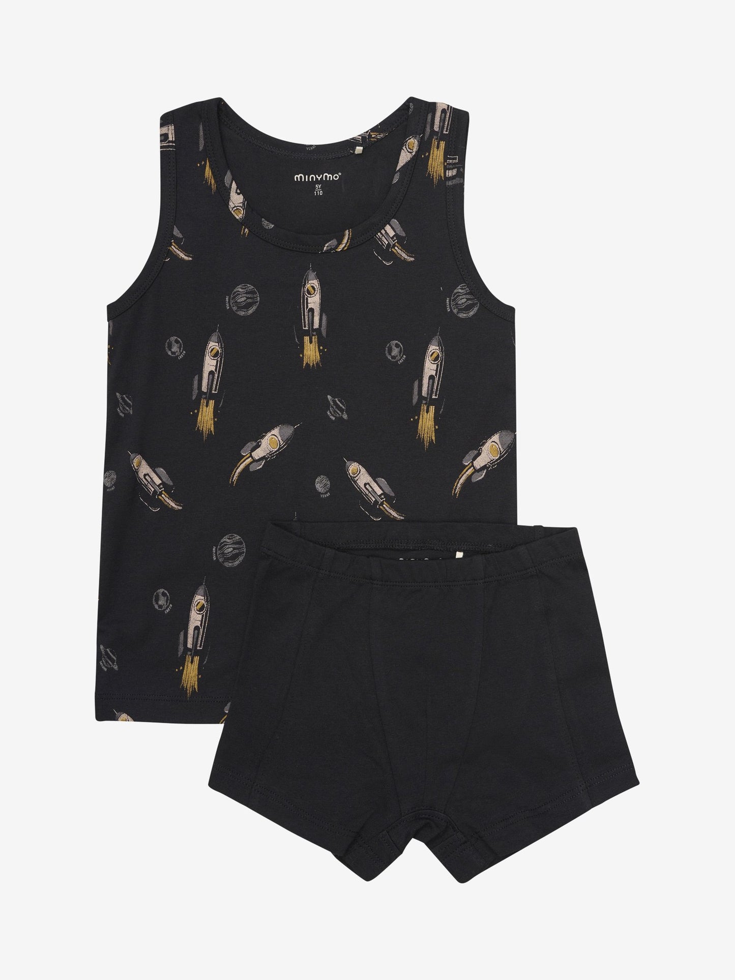 Minymo Set Unterhemd /  Boxershorts Weltraum Biobaumwo – jetzt kaufen