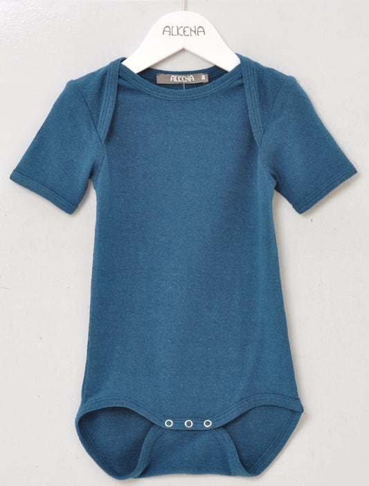 Alkena Babybody aus Seide - Bourretteseide - saphir (N – jetzt kaufen