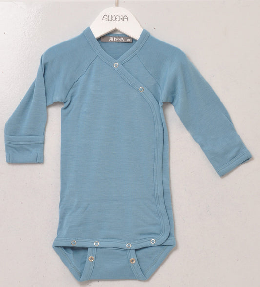 Alkena  Baby Wickelbody langarm BioWolle/BioSeide - pe – jetzt kaufen