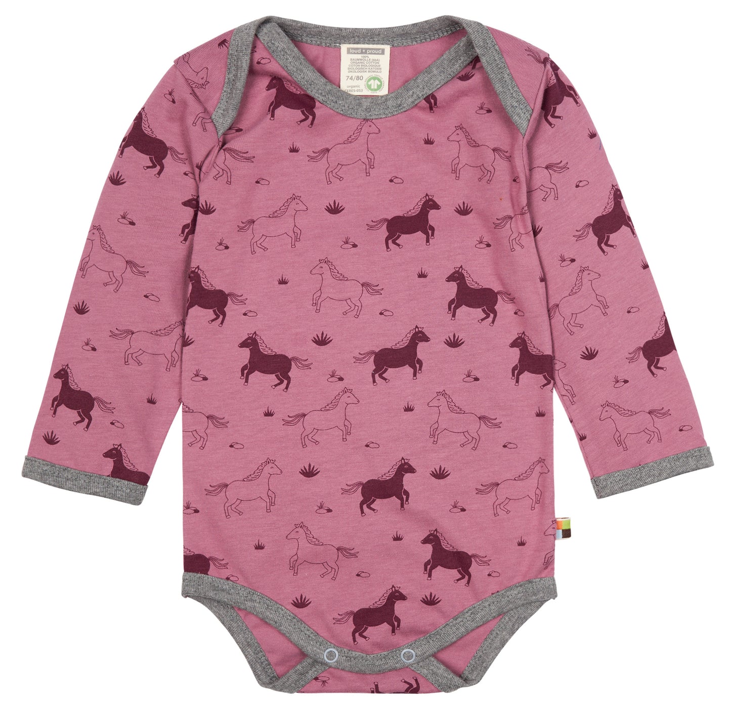 Loud and Proud Body langarm aus Biobaumwolle - Pferd – jetzt kaufen