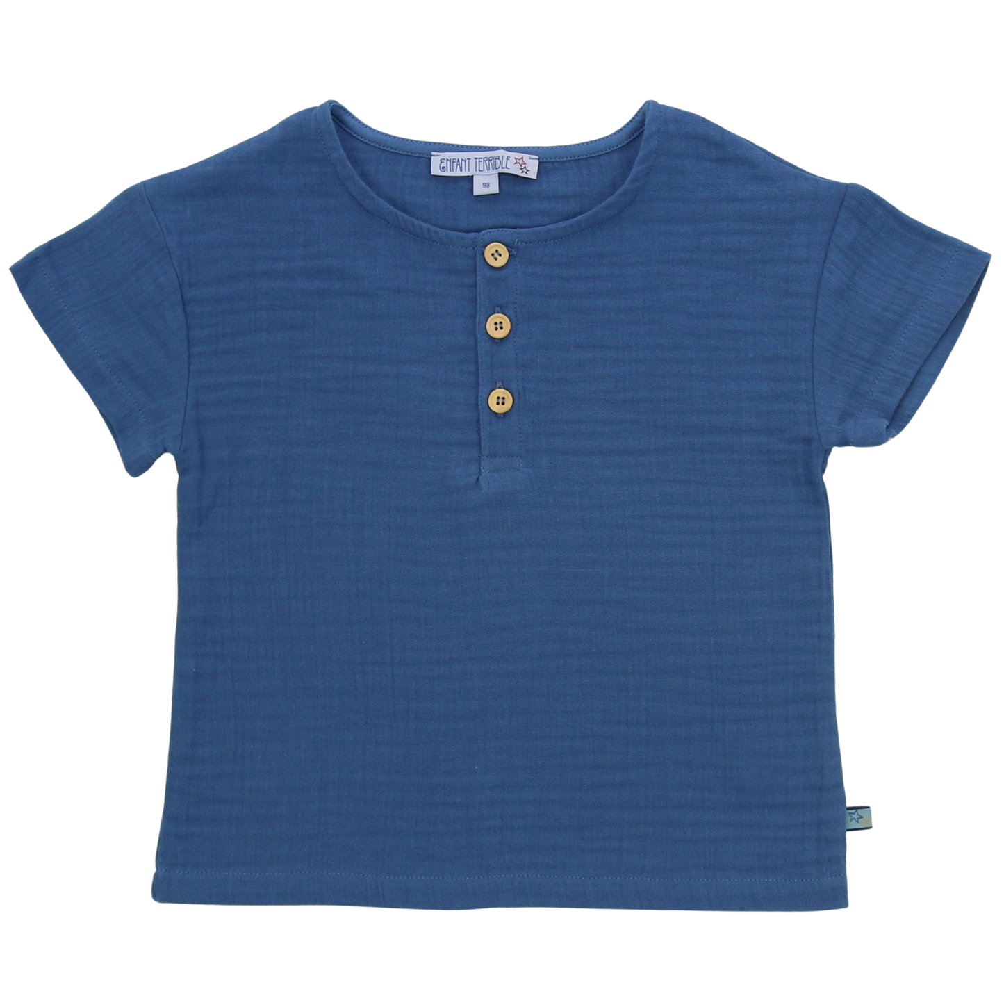 Enfant Terrible Musselin Shirt blau – jetzt kaufen
