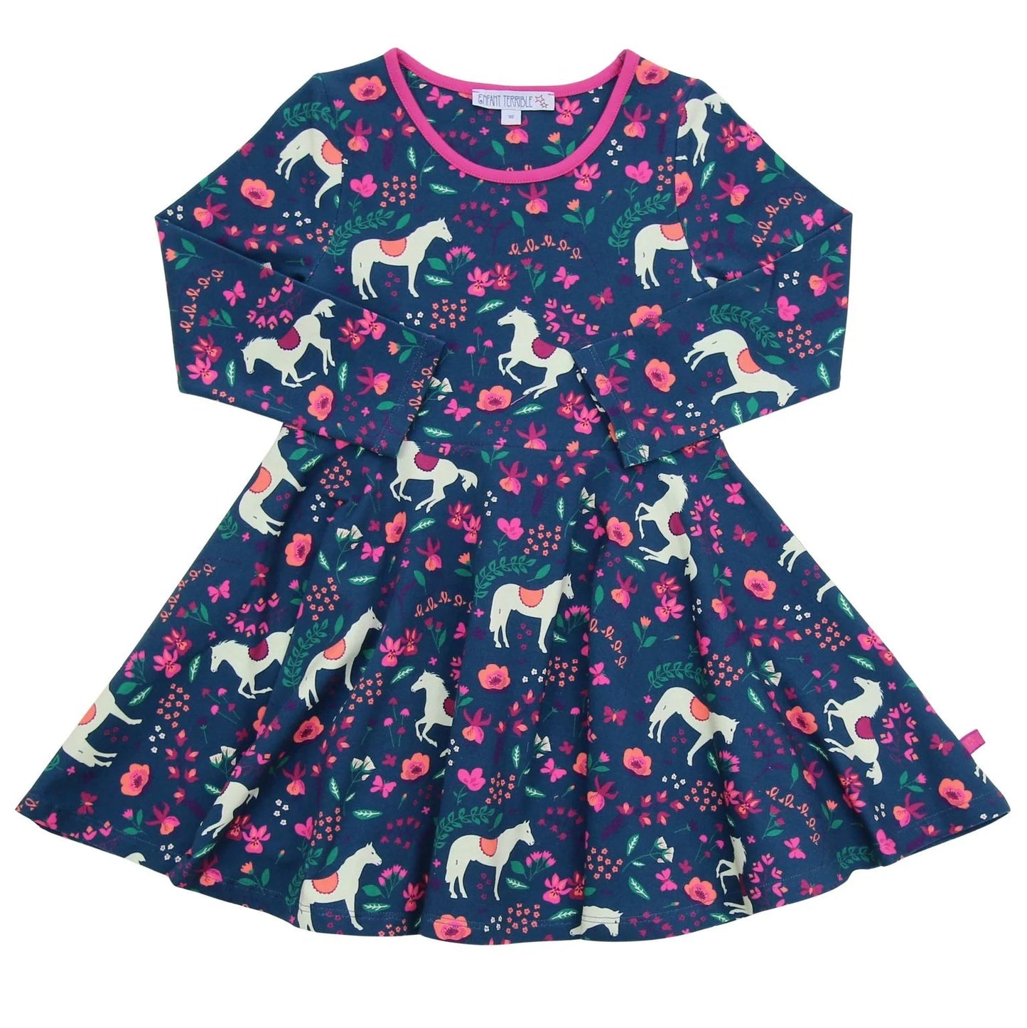 Enfant Terrible Drehkleid Pferdedruck - Kleid langarm – jetzt kaufen