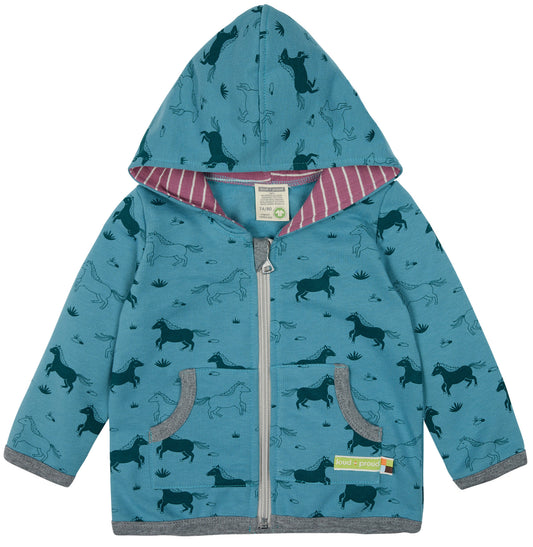 Loud and Proud Jacke - Pferd - topaz aus Biobaumwolle – jetzt kaufen
