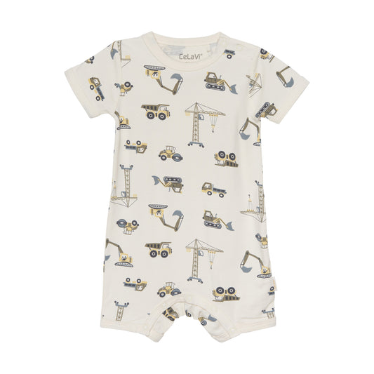 CeLaVi Strampler kurzarm - Bau - Bambusmix - aloe – jetzt kaufen