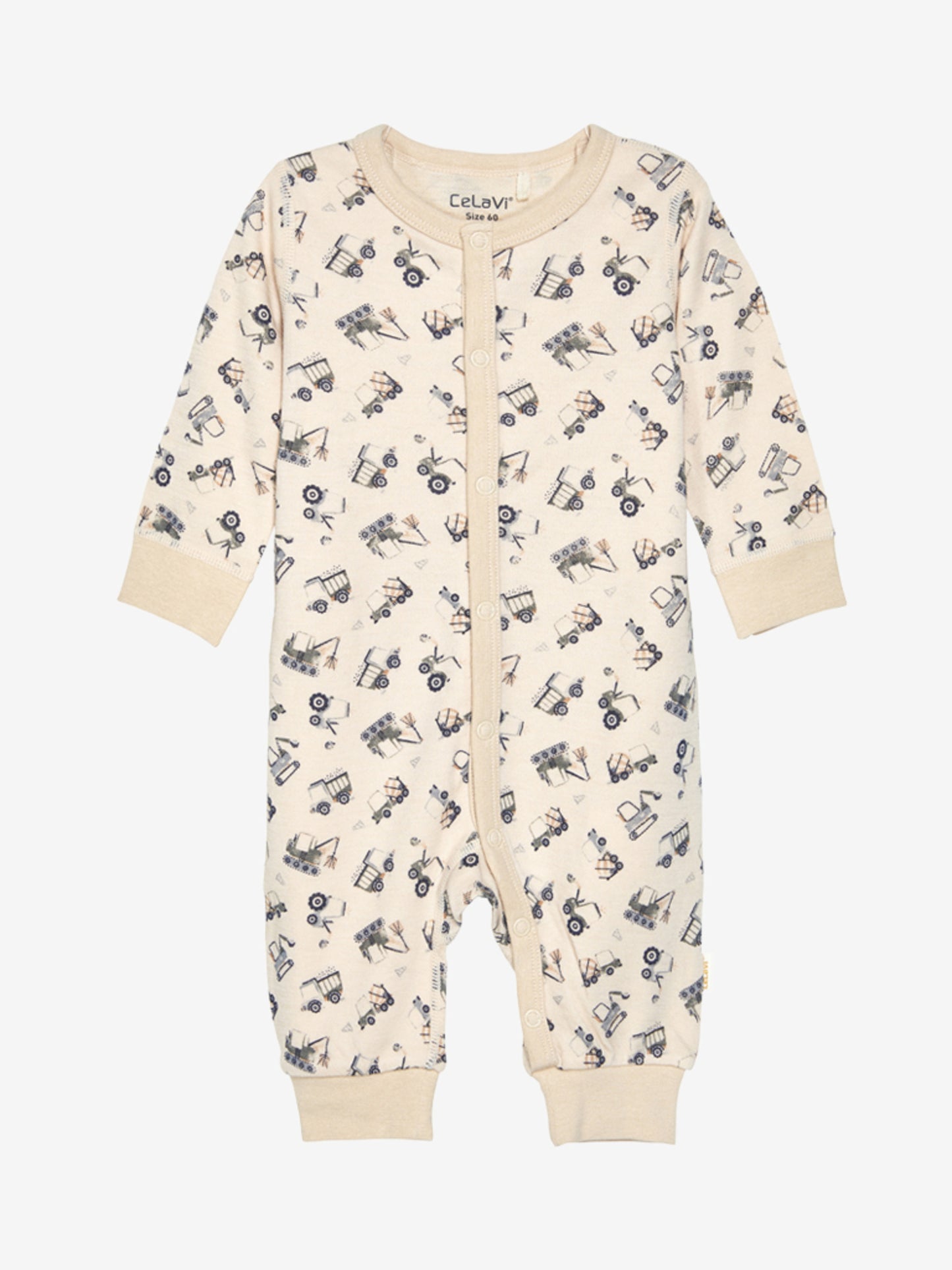 CeLaVi Pyjama Bambusviskose Wolle  Baustelle dark blue – jetzt kaufen