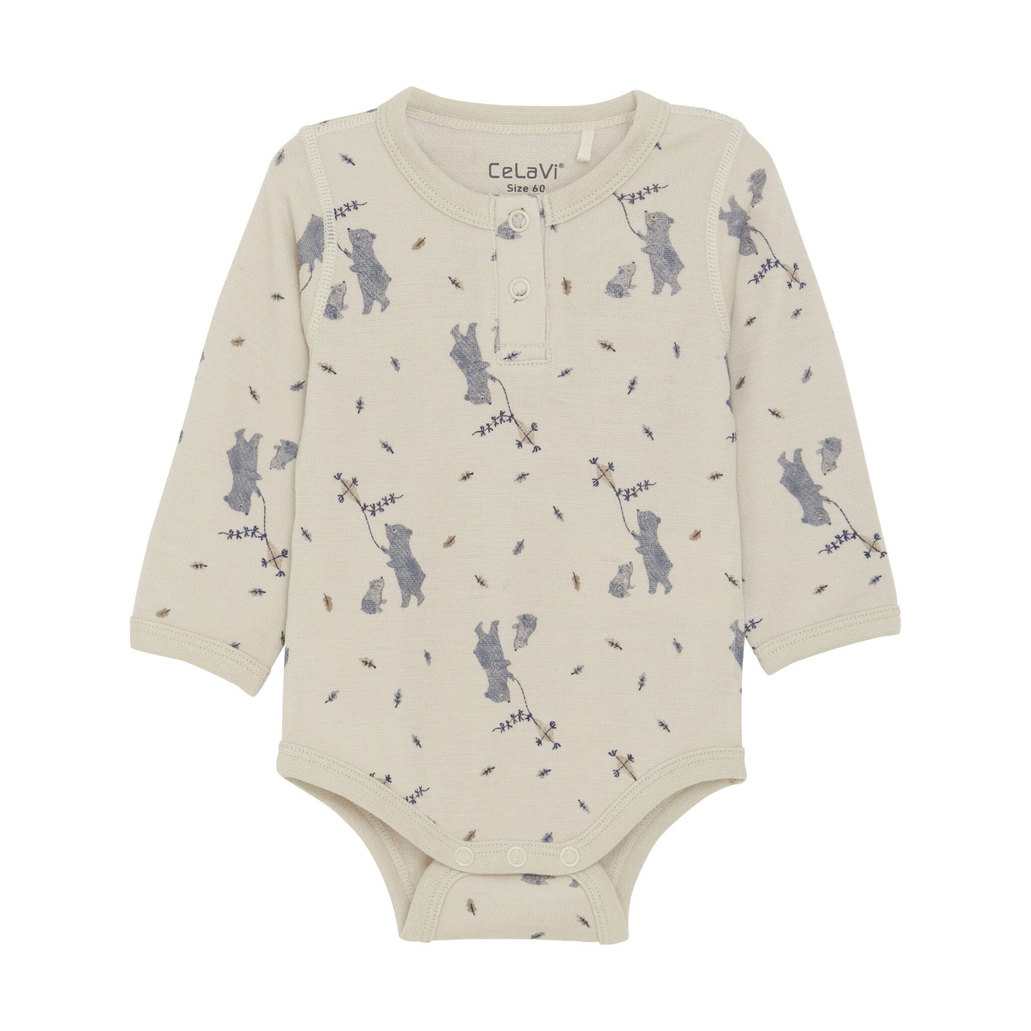 CeLaVi Body langarm Wolle/Bambusviskose Bären – jetzt kaufen