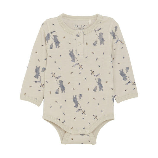 CeLaVi Body langarm Wolle/Bambusviskose Bären – jetzt kaufen