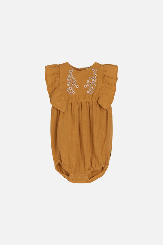 Hust and Claire Maje - Musselin Strampler kurzarm - ol – jetzt kaufen