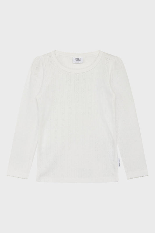 Hust and Claire Shirt langarm Andreia Pointellemuster – jetzt kaufen