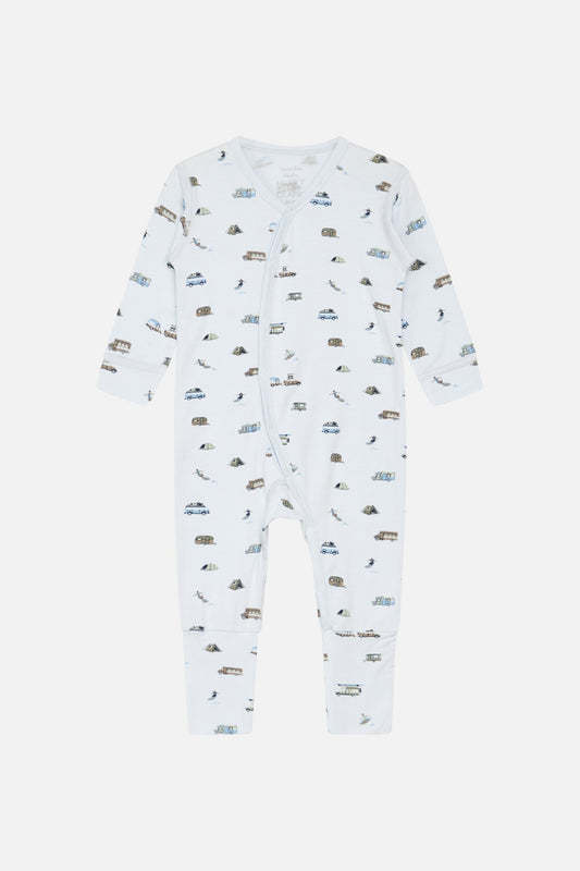 Hust and Claire Bambuspyjama Mulle - Camping water – jetzt kaufen