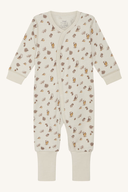 Hust and Claire Moby Pyjama  Merinowolle Eulen french – jetzt kaufen