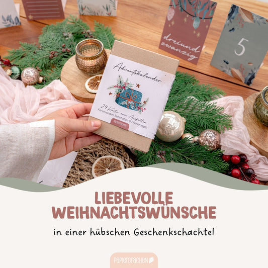 Papierdrachen Adventskalender Pärchen zum Ausfüllen – jetzt kaufen