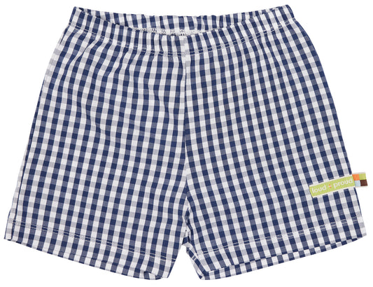 Loud and Proud Short - Vichy-Karo - ultramarin – jetzt kaufen