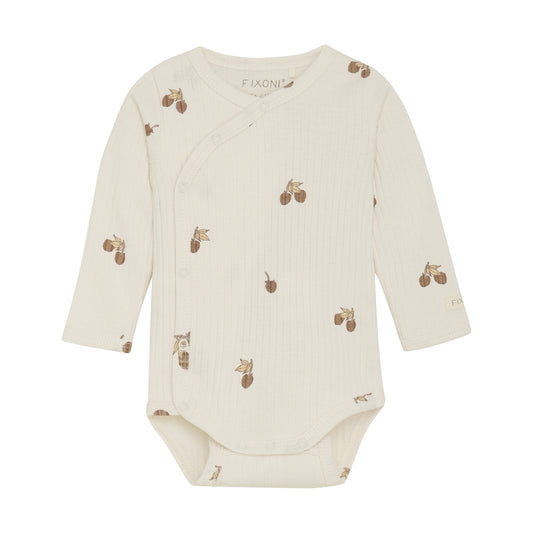 Fixoni Wickelbody langarm - Brombeere - Biobaumwolle e – jetzt kaufen