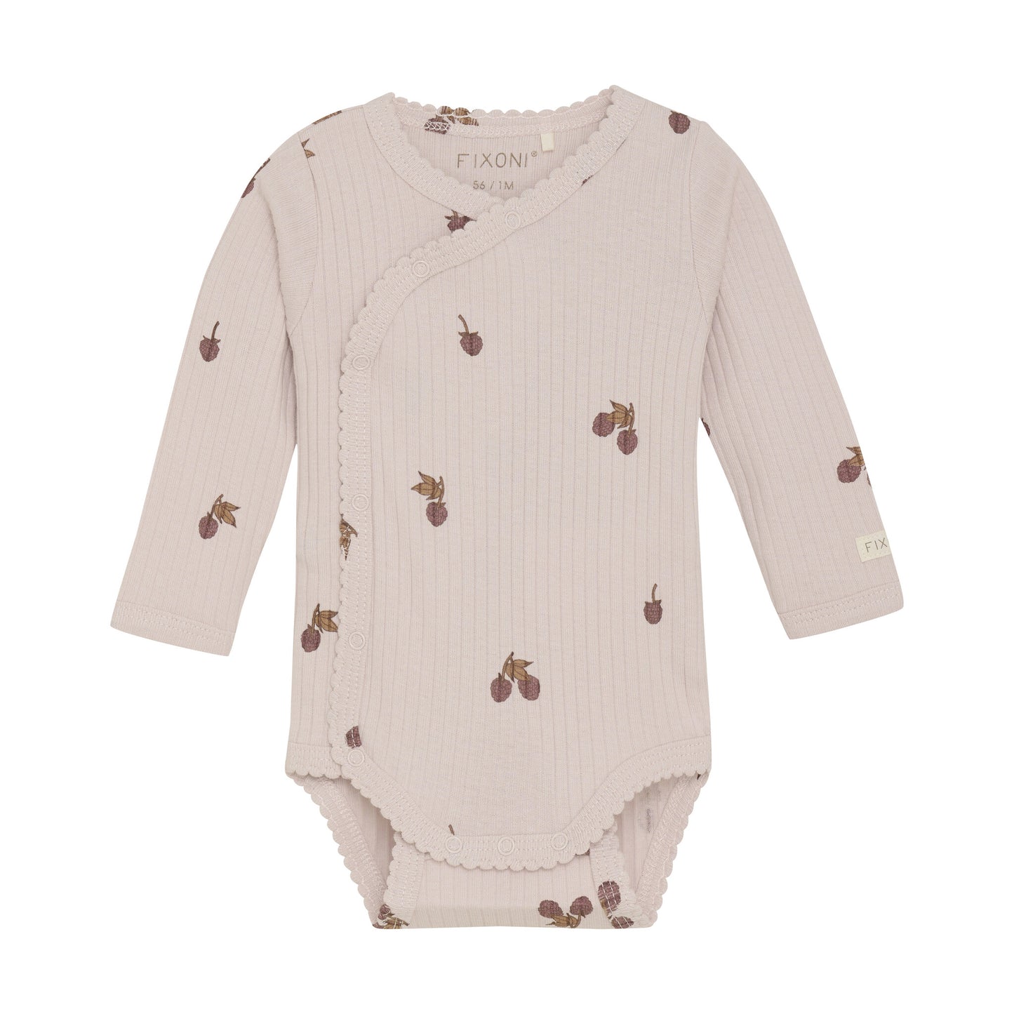 Fixoni Wickelbody langarm - Brombeere - Biobaumwolle r – jetzt kaufen