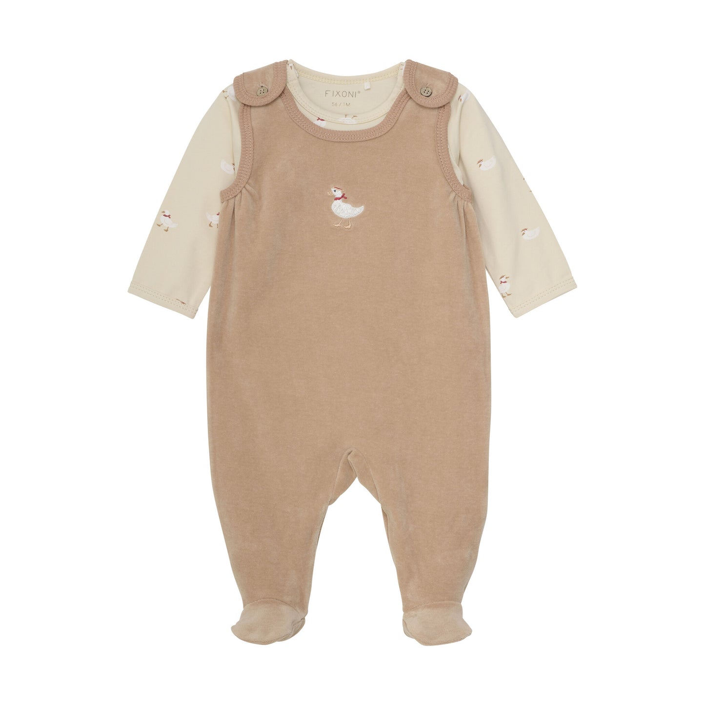 Fixoni 2 teiliges Strampler Set Gans - Biobaumwolle – jetzt kaufen