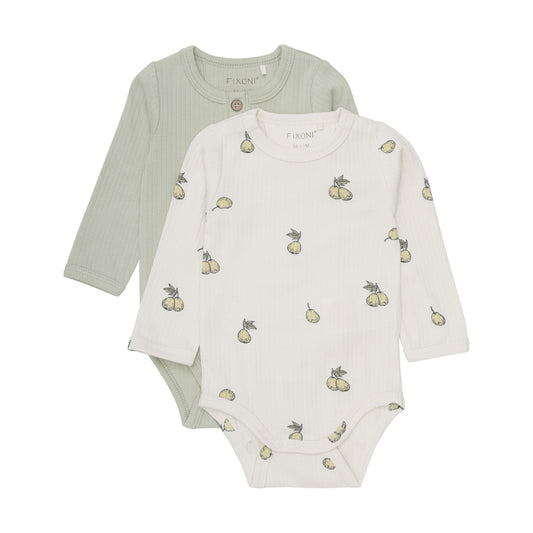Fixoni 2er Set Body langarm Tencelmix Limone – jetzt kaufen